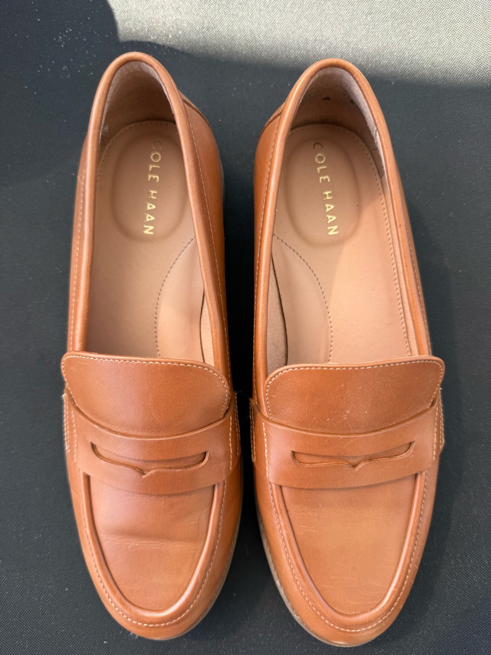 Cole Haan Women’s Cognac 360 Grand Penny Loafers